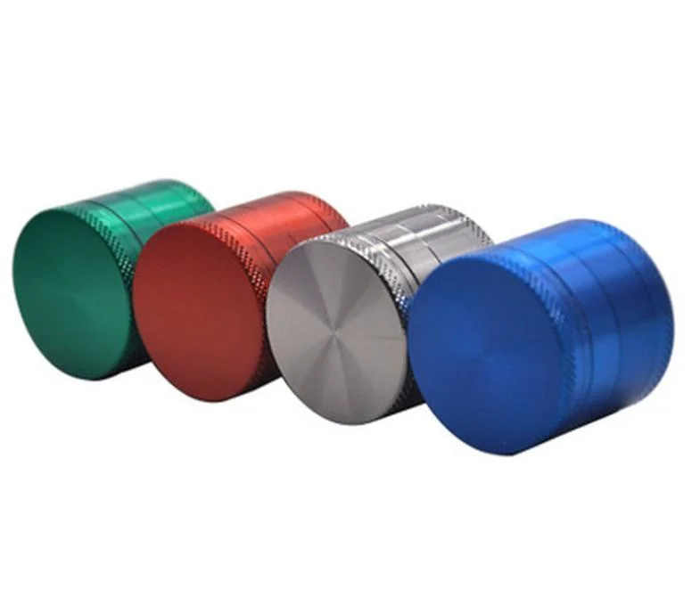 Colorful Zinc Alloy Smoke Herb Grinder 40/50/63/75mm Four-Layers High Quality